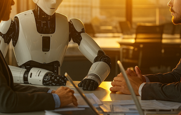 Meeting human with AI